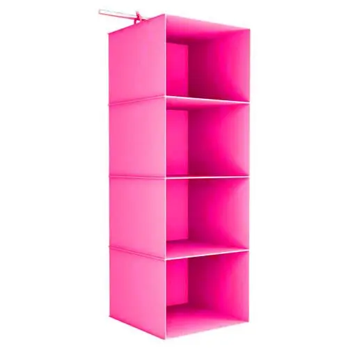 

4 mesh Closet Organizer-Pink