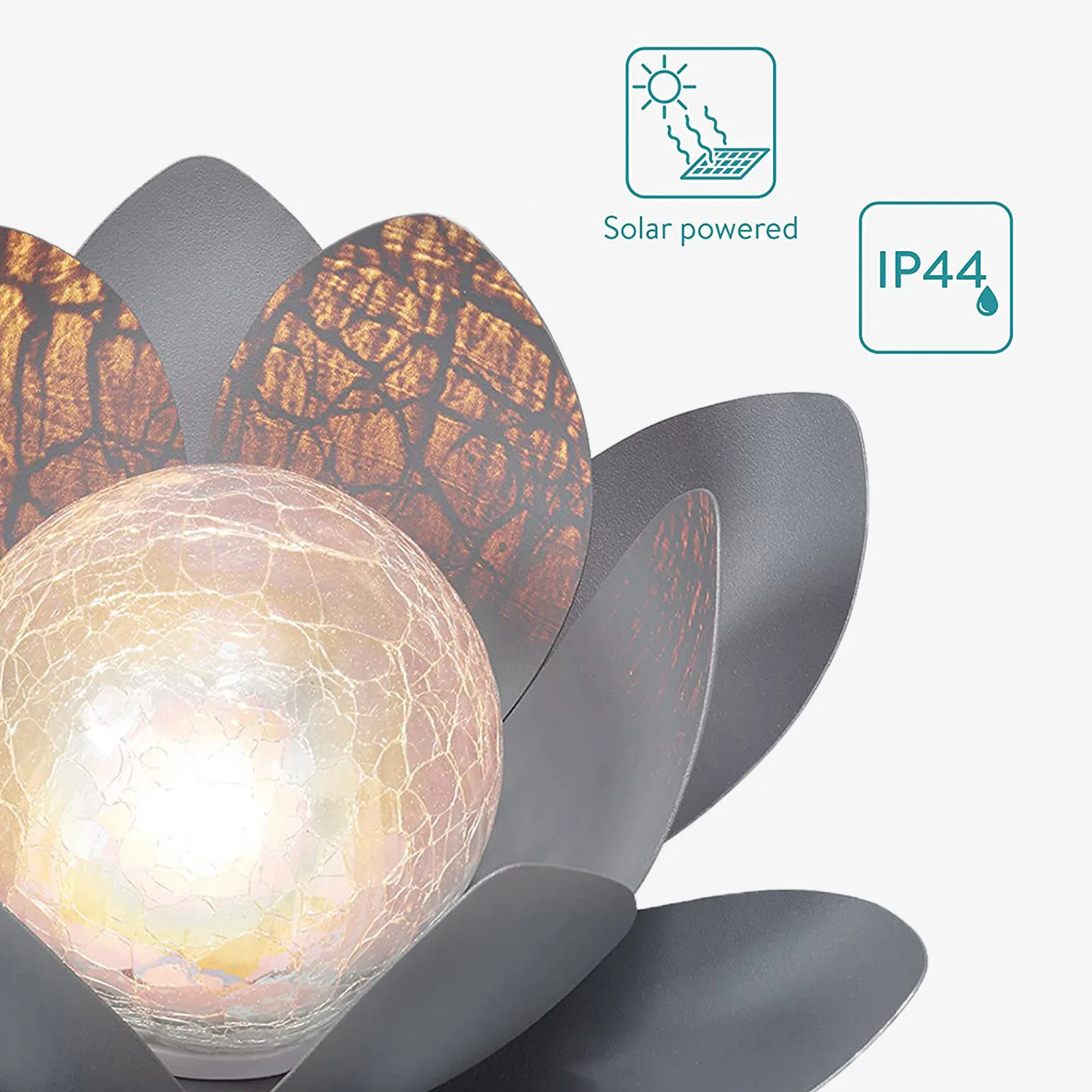 2 шт. декоративные цветы на солнечной батарее | Ночники