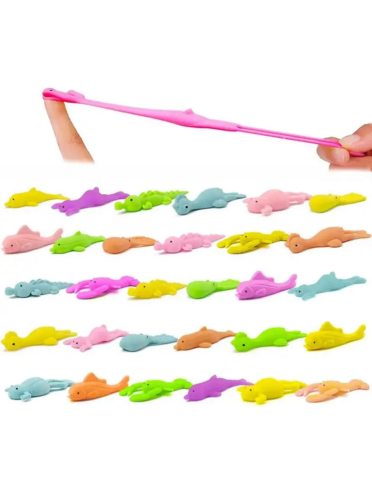 30 шт. катапульта с животными милая фотография вечерние веселая игрушка-эспандер