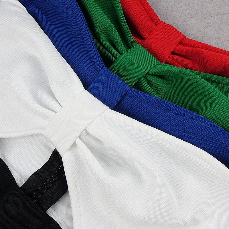 

2021 Summer New Women Spaghetti Strap Bandage Dress Sexy Sleeveless Bodycon Backless Hollow Club Celebrity Runway Party Vestidos