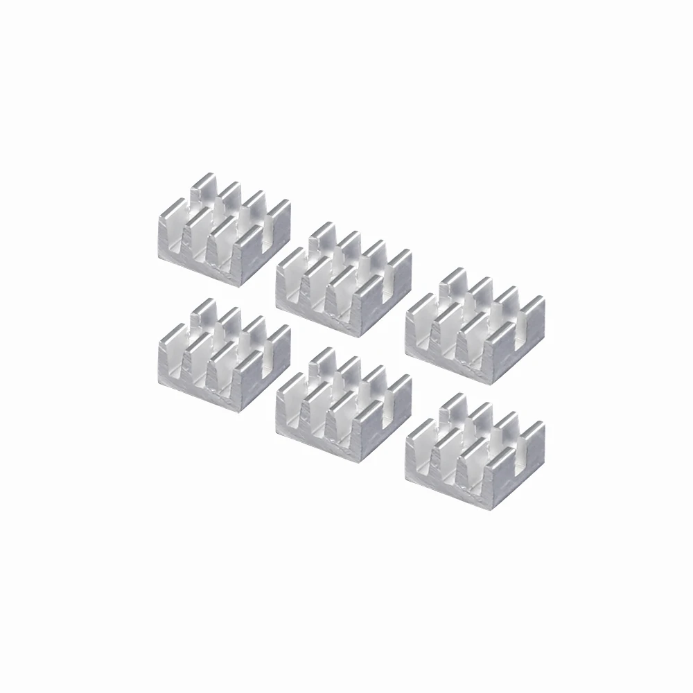 

200 Pieces LOT 6.4mm x 6mm x 3.5mm Aluminum Heatsink For MOS IC Chipset DDR VGA RAM Memory Chip Radiator
