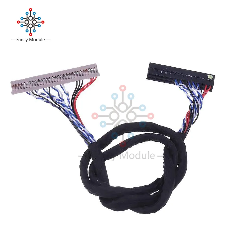 Кабель драйвера diymore DF14D8 20P 20Pin 1CH 8 битный LVDS 60 см 7 15 дюймов ЖК дисплей с общим