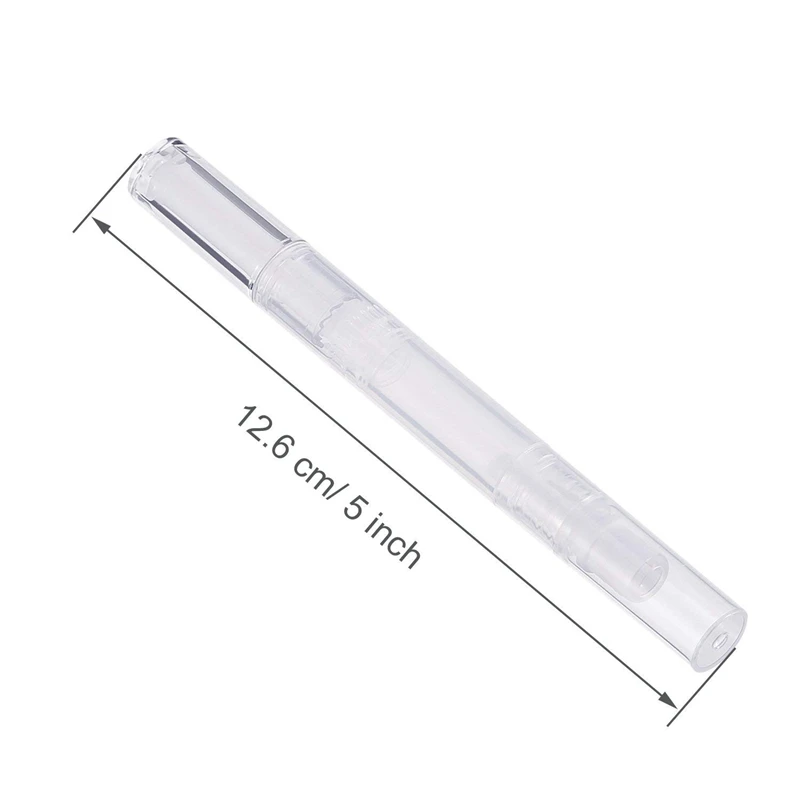 5 упаковок 3 мл прозрачные закрученные ручки пустая масляная ручка для ногтей с
