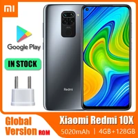 global version xiaomi redmi 10x 4g rear camera 6 53 inch full screen smartphone 5020mah large battery 4gb128gb smart phone