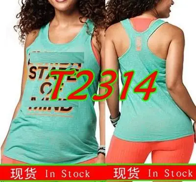 

FIT FUNKY Womens Knitted cotton clothes zum fitness clothes tshirt tops fashion vest tank Open Back Tshirt 2314