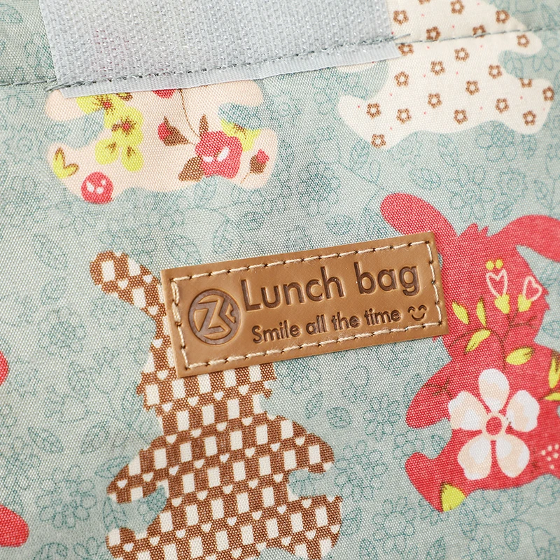 

QQD Lunch Bag Multifunction Cooler Bag Multicolor Waterproof Women Hand Pack Thermal Breakfast Box Portable Picnic Causal Travel