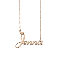 jenna name necklace custom name necklace for women girls best friends birthday wedding christmas mother days gift
