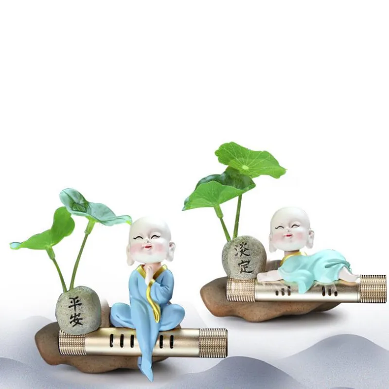 Освежитель воздуха для автомобиля буддийская кукла-монах освежитель зажим духов