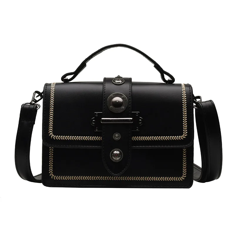 Женская новая Корейская версия сумки через плечо маленькая квадратная сумка