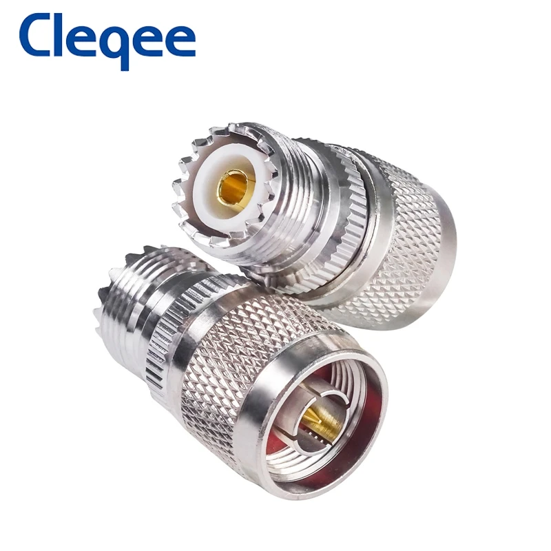 Cleqee N Type Male к UHF SO239 стандартный женский адаптер RF коаксиальный медный разъем |