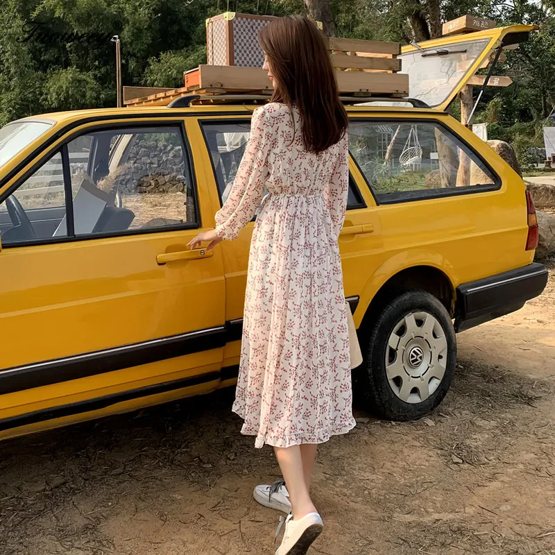 2019 темпераментное платье для женщин корейский стиль повседневная одежда