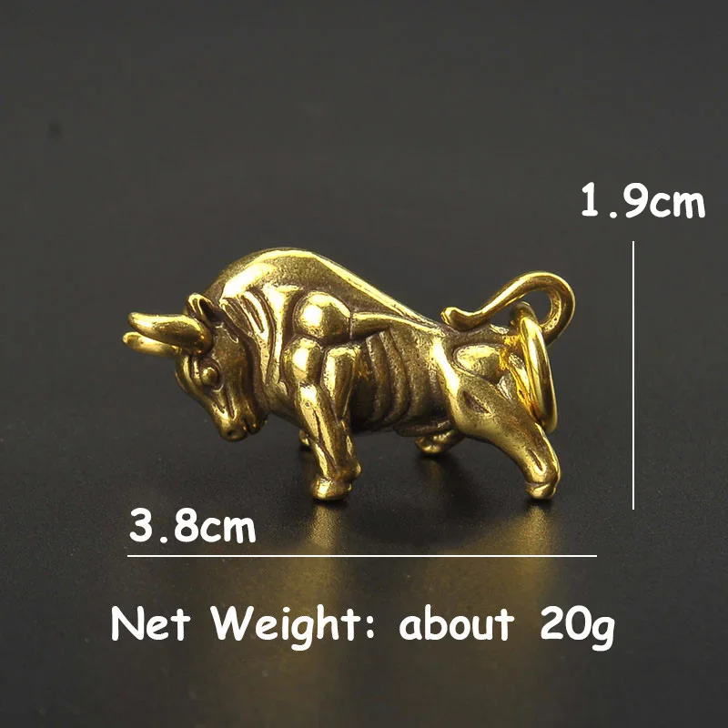 Винтажные латунные подвески из чистой меди для улицы на удачу богатство