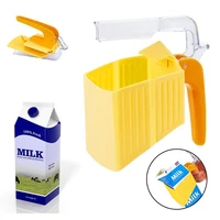 1pcs milk carton sealing clip household beverage plastic sealing degrees be can clip rotated 180 with handle n7b2