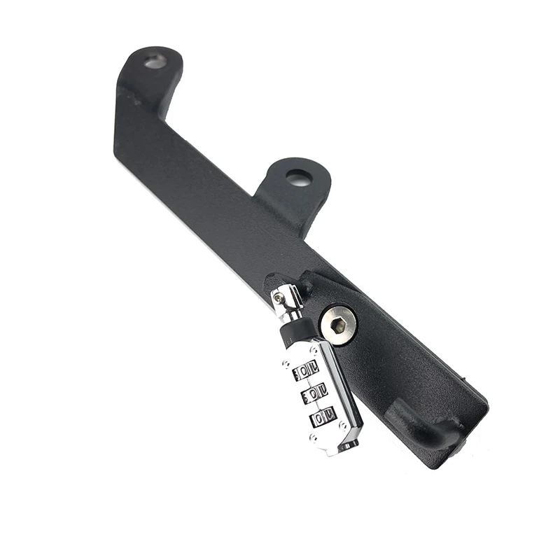 Мотоциклетный шлем замок Пароль Крепление крюк черная сторона Противоугонная