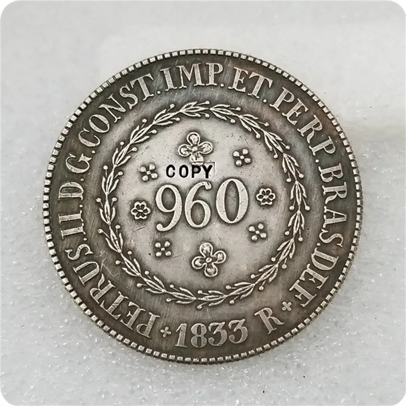 1833 бразильская 960 копия монеты | Дом и сад