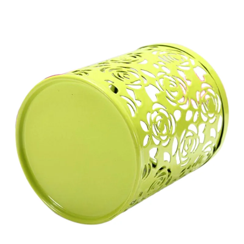 Металлический держатель для карандашей в форме розы винтажный кистей макияжа