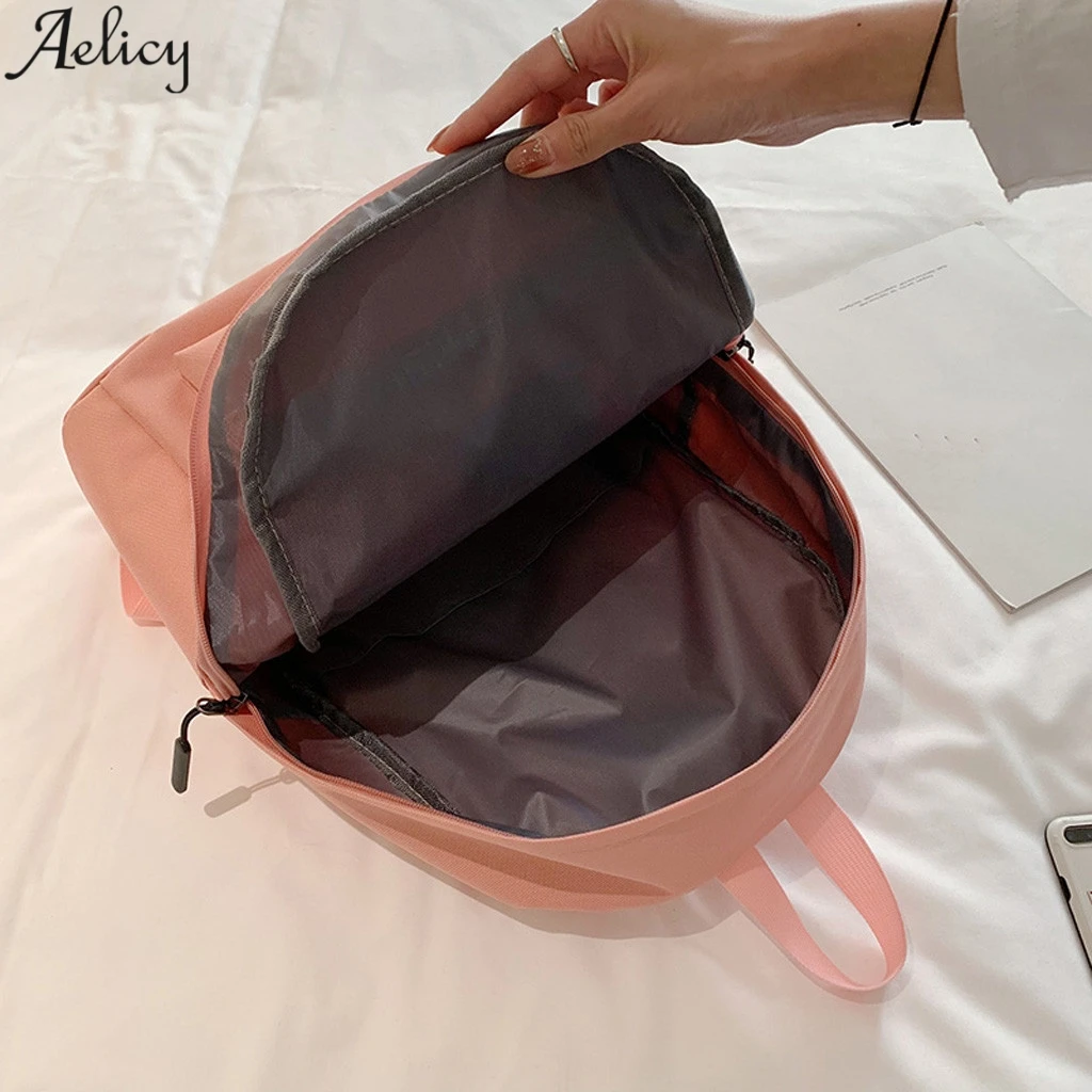 Aelicy модная женская хлопковая Льняная сумка на плечо милый рюкзак Большая