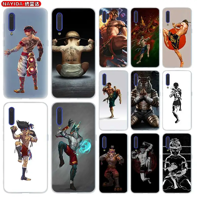 

Мягкий силиконовый чехол для Xiaomi 11 10 9 8 A2 A3 CC9 Lite POCO X3 Pro 6X 10i 9se, чехол с фантазией muay thai art