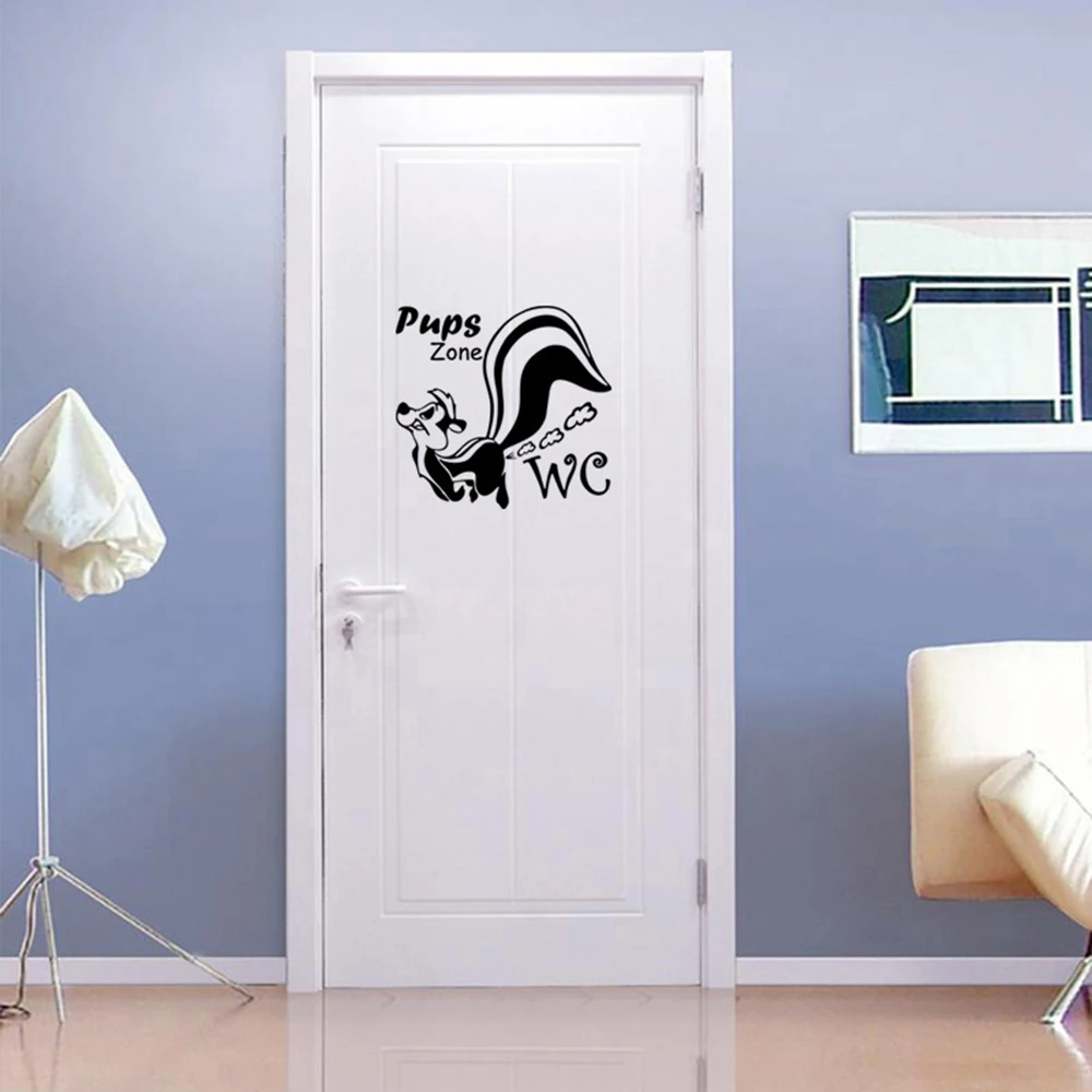 Виниловые водонепроницаемые настенные наклейки для туалета креативный Забавный