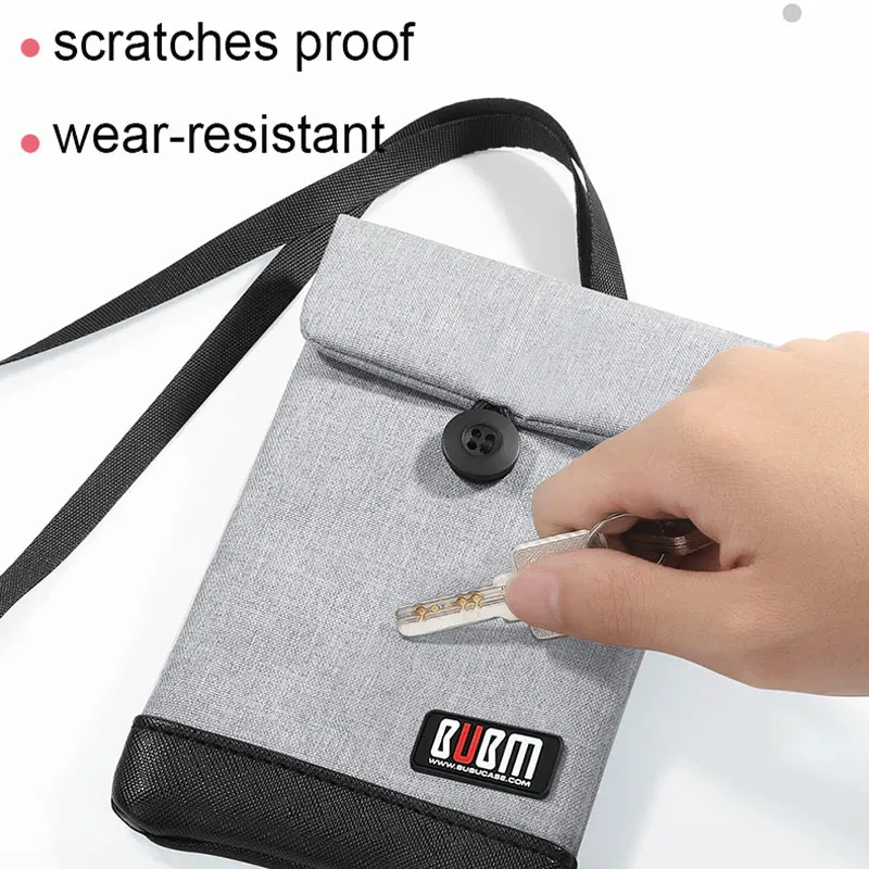 Повседневная модная Противоударная сумка для мобильного телефона BUBM через плечо