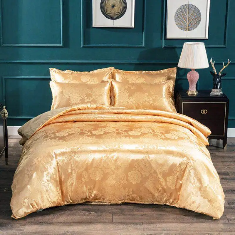 Роскошный жаккардовый Комплект постельного белья с цветами 2020