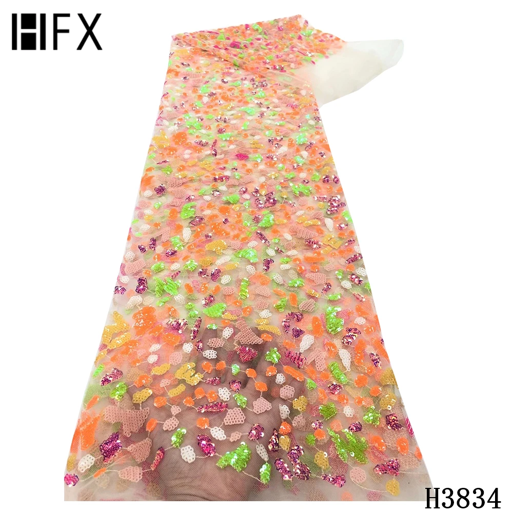 HFX королевский синий французский сетчатый кружевной материал 2020 Высокое