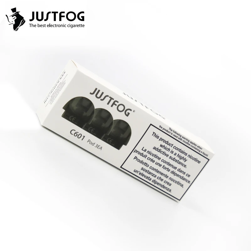3/6/9/12/15/30/60 шт оригинальный Justfog C601 pod для justfog стартовый набор 1 7 мл емкость Топ