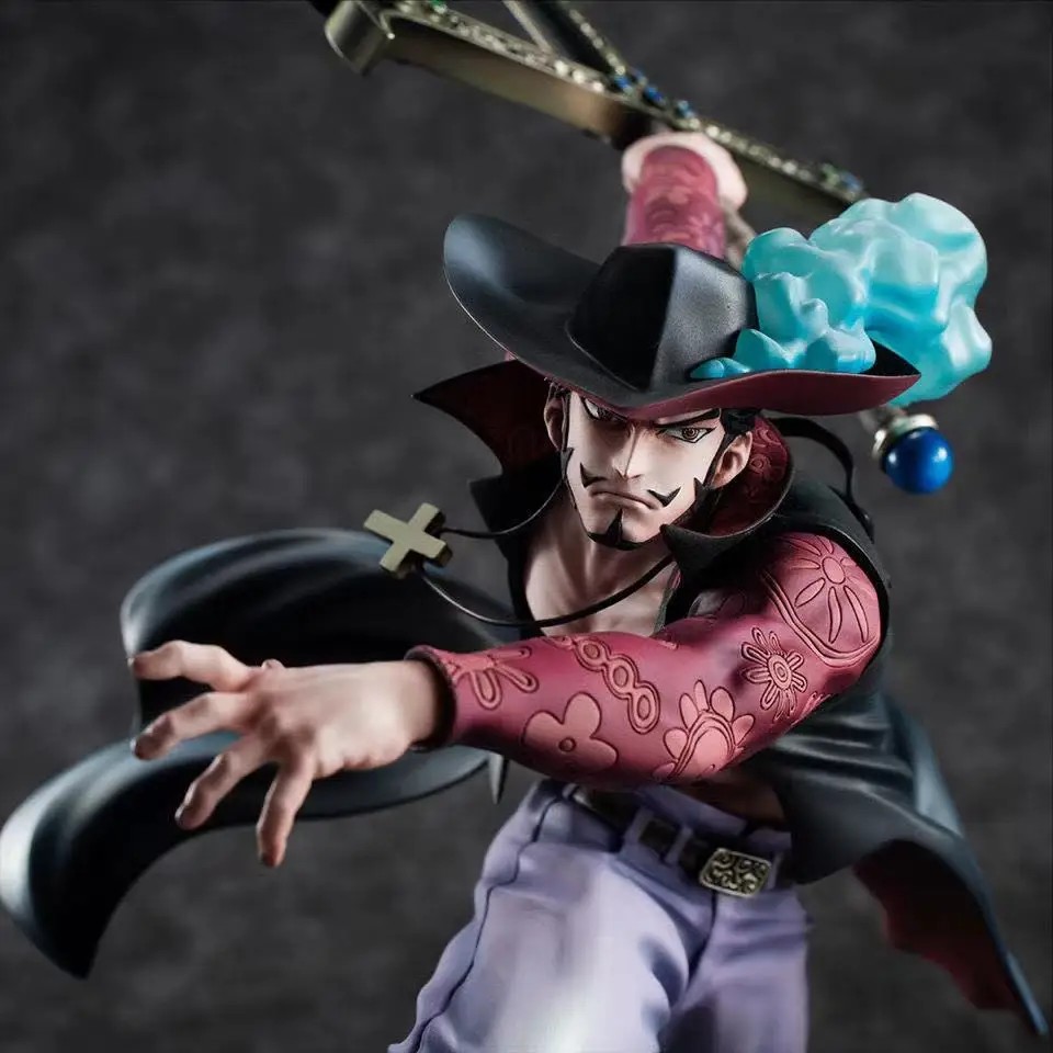 

34Cm Dracule Mihawk Statue Combat Version. Pvc Action Figure Collectible Model Toy Hot Anime Figurine Gift for Kids