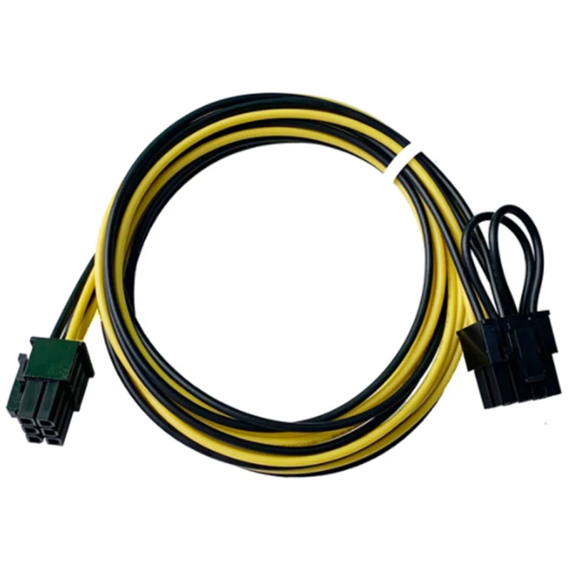 

Pcie 6Pin To 8Pin(6+2) Male To Male PCI-E Power Cable For GPU Power Supply Breakout Board Adapter