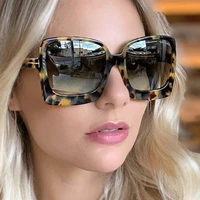 new fashion oversize unti uv sunglasses women 2021 eyeglasses frames luxury classci black brand designer square shades lentes