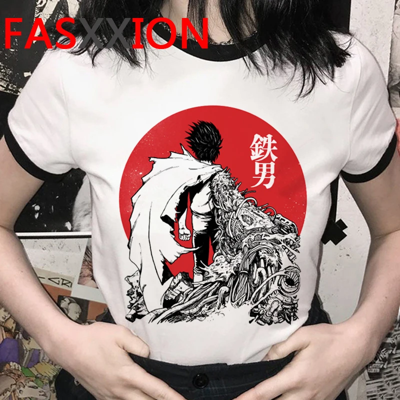 Футболка мужская с аниме Акира в стиле хип-хоп крутая смешная мультяшная рубашка