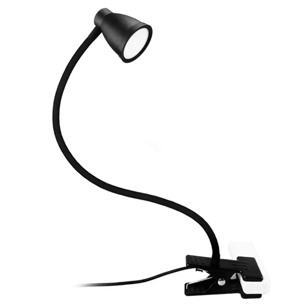 Светодиодный зажим светильник чтения 3 Цвет Температура защита глаз настольная