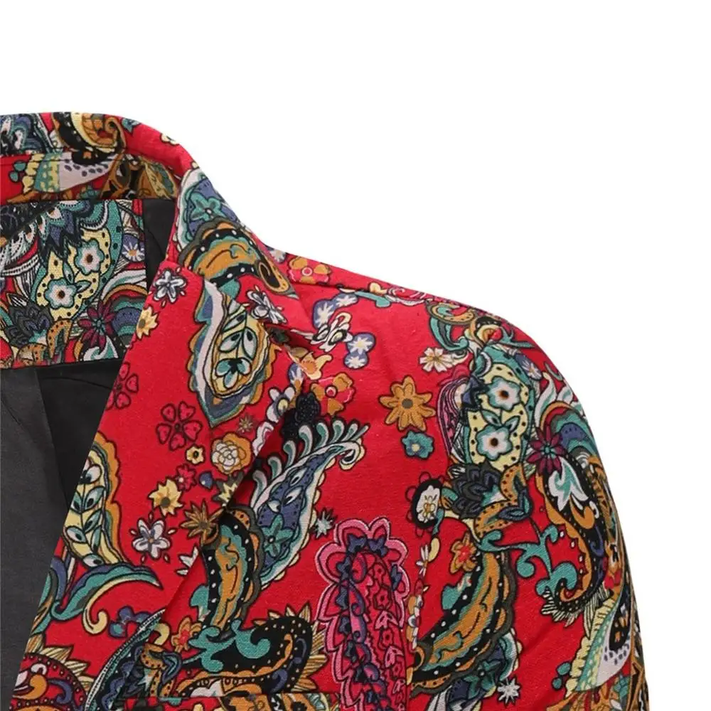 2019 модное хлопковое пальто мужское винтажное платье с этническим принтом костюм