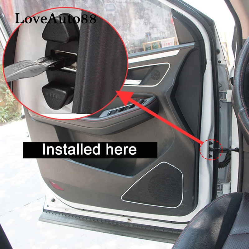 

4PCS 3D ABS Door Stopper Protection Cover for Nissan Qashqai J11 J10 X-trail Xtrail T32 T31 Car Protective Accessories