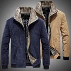 Куртка мужская Вельветовая, теплая, зимняя, M-6XL