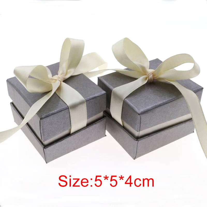 (Индивидуальный логотип) коробка для ювелирных изделий бархатная сережек кольцо