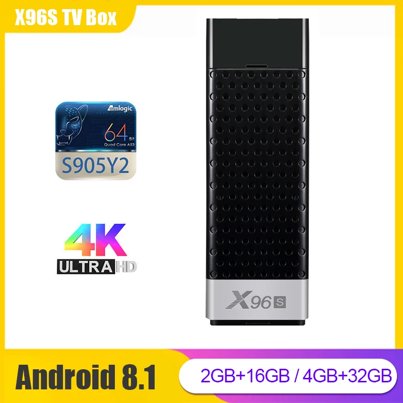 ТВ приставка X96S 4G DDR3 Android 9 0 Amlogic S905Y2 Wi Fi 2 4/5 8 ГГц BT 4 USB 3 4K|ТВ-приставки и медиаплееры|