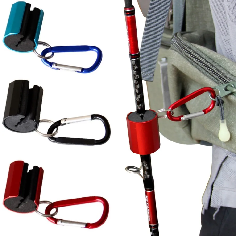 

Новинка, держатель для удочки, портативная удочка, искусственное устройство с карабином, снасти для ловли нахлыстом, быстрое удилище, вспом...