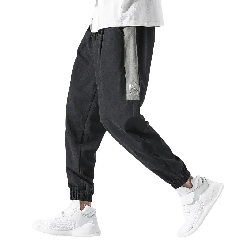 

Pants Men Korean-Style Spring Ankle Banded Cargo Pants Fashion Casual Mens Pants