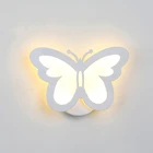 Бабочка лист настенный светильник 18 Вт 36 светодиодный ночной Светильник Гостиная прикроватная Спальня проход коридор домашний декор домашние мини-светильник Инж