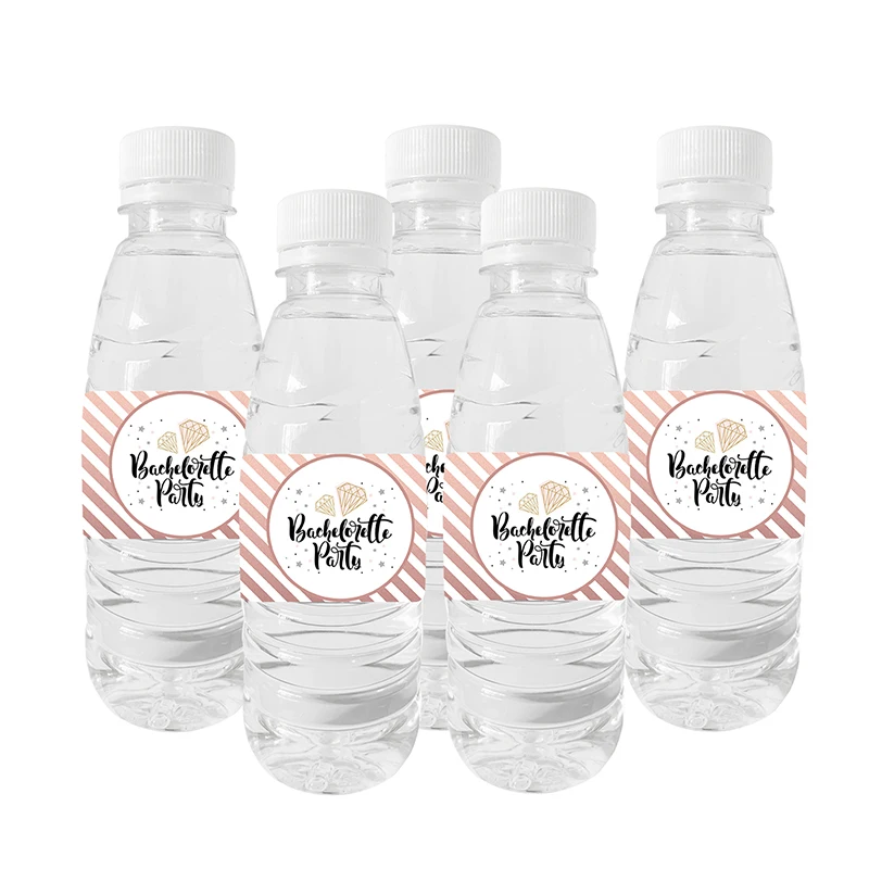 Вечерние наклейки на бутылки для невесты свадебные украшения вечерние