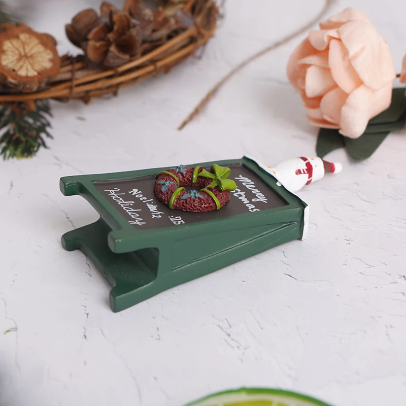 

Miniature Shop Decorative Christmas Notice Board 1:12 Dollhouse Furniture