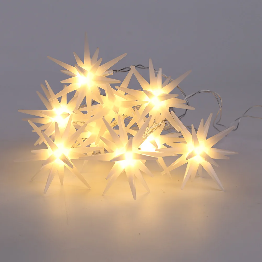 

LED Stars Lighting Strings Festive Decorative Curtain Lamp String Atmosphere Indoor Outdoor Home Decor for Theme Party Ornament