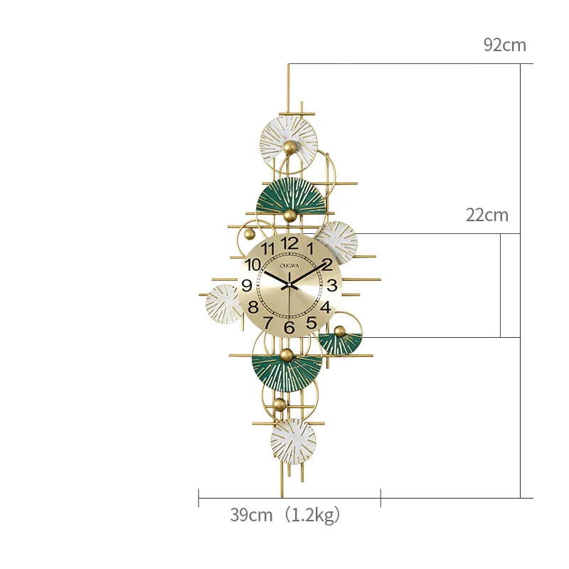 

Luxury Living Room Wall Clock Home Modern Creative Fashion Wall Clock Silent Simple Relogio Be Parede Home Decoration 50wc