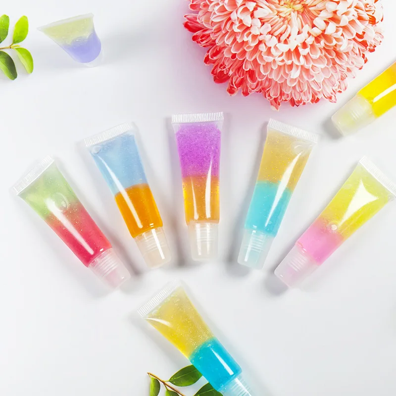 Wholesale Shiny Moisturizing Lip Oil Gloss Private Label Lip Plumper Makeup Colorless Glitter Nutritious Clear Lipgloss Cosmetic