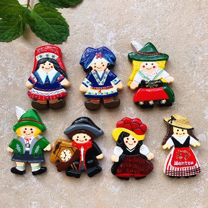 

Fridge Magnet Creative 3D Export Resin Fridge Magnet Cartoon Character