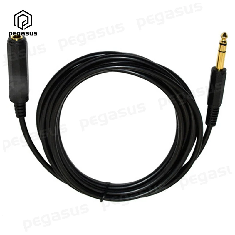 6-метровый позолоченный кабель 6 35 мм штекер-гнездо SP M-6.3SP F двухканальный