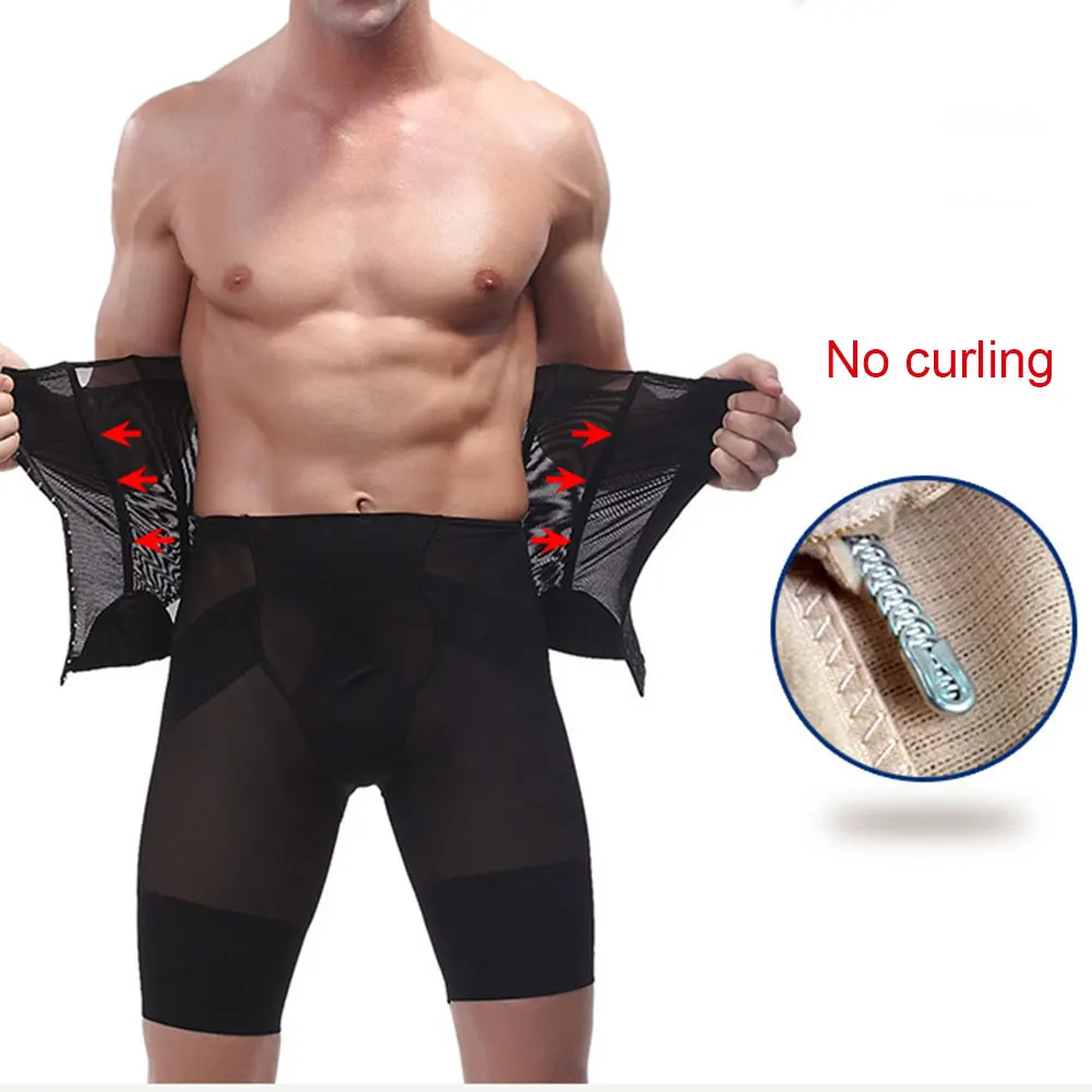 Хороший Здоровый мужской корсет для тренировки талии потери веса утягивающий