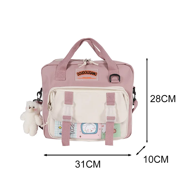 

SYWIZDII Small Backpack for Teenager Girls Kawaii Style Women Shoulder Bags Waterproof Nylon Female School Bags College Rucksack