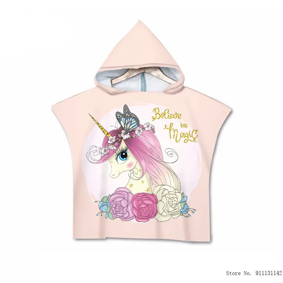 Модный комплект с цветочным рисунком Единорог градиента двухсторонняя 3D